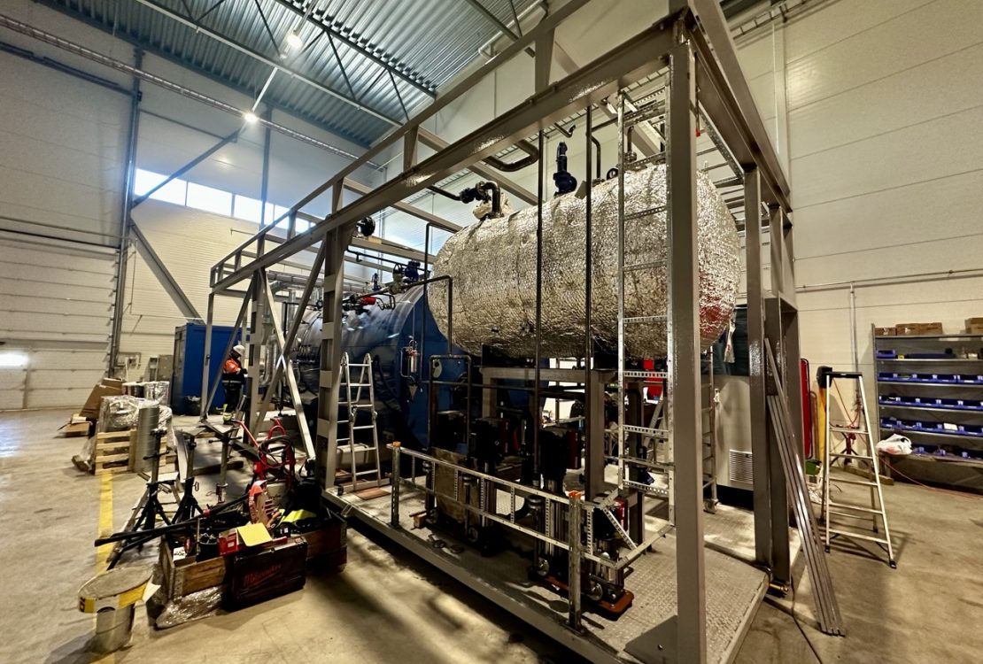 Industria piping for steam boilers