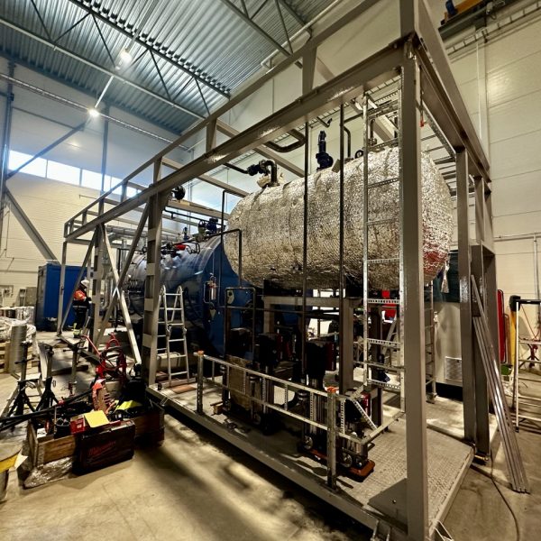 Industria piping for steam boilers