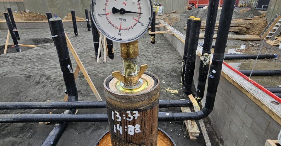 Biogas plant installation