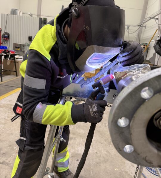 Rörfirma – svetsning av rörkomponent